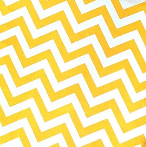 Rockin Cushions Yellow Zig Zag Chevron Rocking Chair Cushion